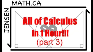 All of Grade 12 Calculus in 1 Hour!!! (part 3)