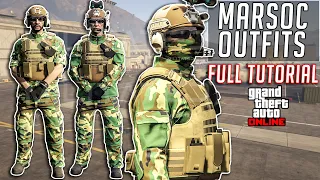GTA 5 Online US MARSOC Military Outfits Tutorial After Patch 1.57 Clothing Glitches NOT Modded