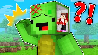 EVIL JJ Control Mikey's Mind in Minecraft Challenge (Maizen Mizen Mazien) Parody