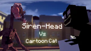 Cartoon Cat vs Siren Head | Minecraft Animation (made by anomaly 811)