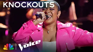 AZÁN Shows Off Impressive Range on Anita Baker's "Caught Up in the Rapture" | The Voice Knockouts