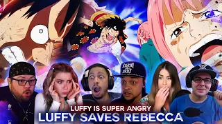 Luffy Saves Rebecca ! Luffy is Extremely Angry ! Reaction Mashup