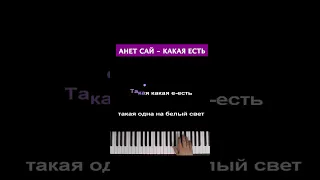 Анет Сай - Какая есть #караоке #пианино