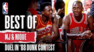 Best Of MJ & Nique Duel In '88 Dunk Contest | The Jordan Vault