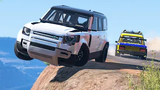 Cliff Drops Car Crashes #20 - BeamNG Drive | CRASHdriven