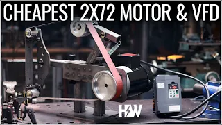 Testing the Cheapest 2x72 Motor & VFD from Amazon
