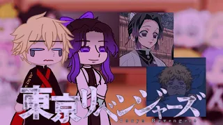 || Tokyo revengers react to takemichi as kochou shinobu || AU ||