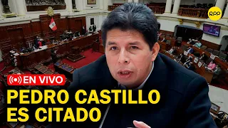 Perú: Pedro Castillo es citado por comisiones del Congreso | EN VIVO