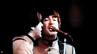 Beatles live '65 colourised and enhanced sound