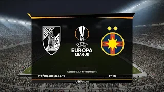 Vitória SC vs FCSB | UEFA Europa League Play-off Round | PES 2019