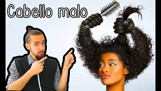 Problemas de tener el CABELLO RIZADO🖤 AFRO vs pelo LACIO 👩‍🦱 🖤