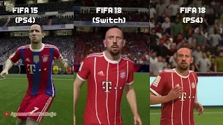FIFA 18 Nintendo Switch vs PS4 (FIFA 15 y FIFA 18)