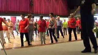 DOLORES Line Dance @ OKRA'S 10th Anniversary Workshop with Ira Weisburd