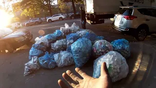 CLAP YOUR HANDS FOR CANS AND BOTTLES!! #plasticbottle #aluminumcans #trucking #glassrecycling #nyc