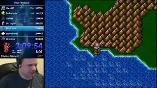 Final Fantasy IV Speedrun Blooper: Right off the (Night) Bat