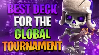 Top 10 🌍 in the Global Tournament with *OP* Deck | Clash Royale