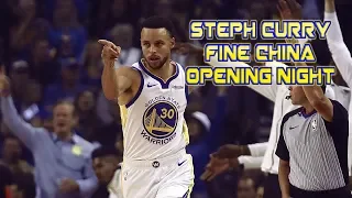 Steph Curry - "Fine China" Opening Night Mix 2018-2019 vs Oklahoma City Thunder