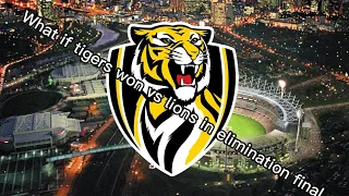 What if tigers won vs lions in elimination fianl