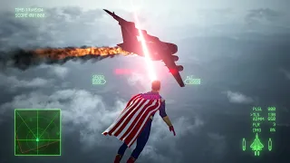 Homelander Mod! Strafeable Lasers & Full Anims [Ace Combat 7 Mod]