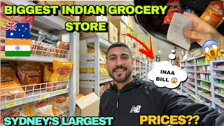 BIGGEST INDIAN GROCERY STORE IN SYDNEY | SYDNEY’S LARGEST | PRICES IN 2023😱