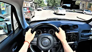 Jeep Renegade Limited AWD 170HP POV test drive. GoPRO test drive. Jeep Renegade road test.