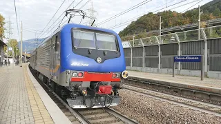 Der Bahnhof Klausen/Chiusa in Südtirol