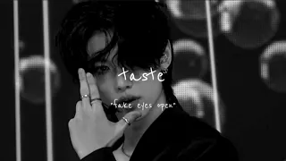 stray kids - taste (sped up)