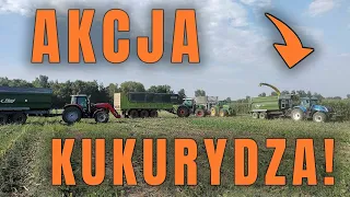 #VLOG Akcja Kukurydza/Maszyny na pełnych obrotach/Fliegl/ Sieczkarnia John Deere/Claas/Valtra/Fendt/