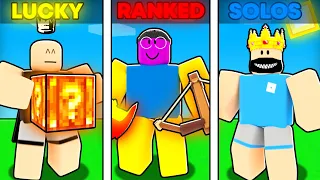 I Played DEVELOPERS Favorite GAMEMODES In Roblox Bedwars..