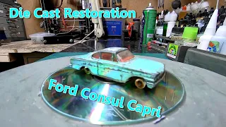 Dinky Toys Ford Consul Capri 1962-67..Die Cast Restoration.