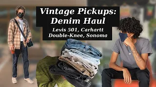 Vintage Shopping: Denim & Workwear Haul (ft. Tony22)