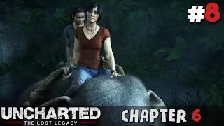 Uncharted The Lost Legacy (Hindi) Walkthrough Part 8 - THE GATEKEEPER (PS4 Gameplay)