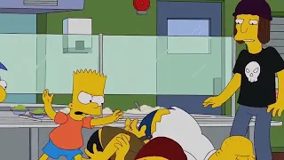 The  Simpsons Bart beats up bullys