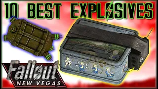 10 STRONGEST EXPLOSIVES in Fallout: New Vegas - Caedo's Countdowns