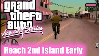 GTA Vice City Stories-How to reach 2nd Island Early(Vice City Beach and Prawn Island)