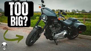 Harley Davidson Sport Glide // BIG Bike SHORT Rider // Full review