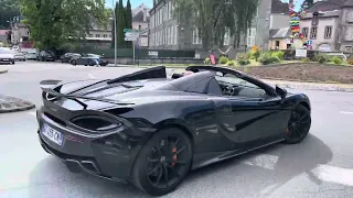 Aubusson et le mas du clos avec porsche GT3 rs, ferrari, audi R8 et lamborghini