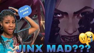 League Of Legends Reaction to Arcane: Animated Series | A Score To Settle #Jinx #Vi #GetJinxed