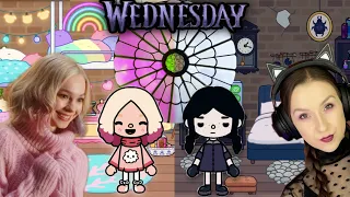 ZNALAZŁAM WEDNESDAY I ENID W TOCA BOCA!🖤💖😱