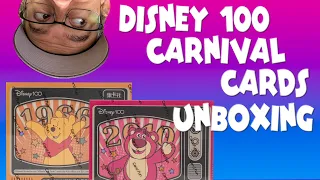 Disney 100 Carnival Series Trading Cards Hobby Box (Card.Fun 2023) Unboxing - Beautiful Cards