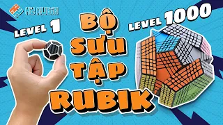 Rubik's Cube Collection from LV1 to LV1000 - Bonus Level 9999 | H2 Rubik Shop