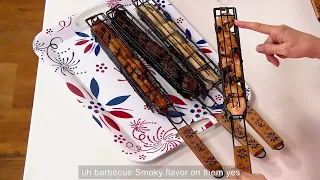 Temp-tations Classic Set of 4 BBQ Skewers on QVC