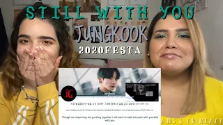 First Time Reacting to Jungkook’s “Still With You” #2020BTSFesta  | Ams & Ev React