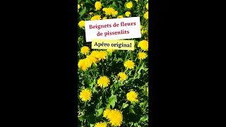 Beignets de fleurs de pissenlits 🌞 [Recette vegan]