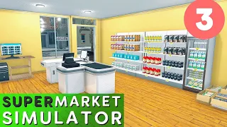 O MERCADINHO FATURANDO! | COMPREI NOVAS MERCADORIAS E UMA GELADEIRA NOVA | Supermarket Simulator