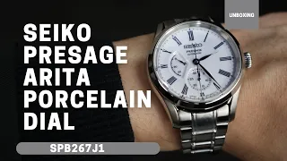 Unboxing Seiko Presage Arita Porcelain Dial Limited Edition SPB267