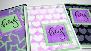 3 Ways to Use Distress Oxide Inks with Create a Smile Stamps