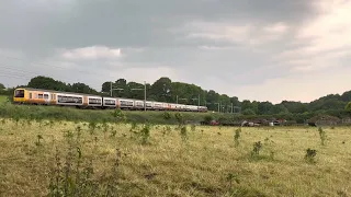 5043 'Earl of Mount Edgcumbe' and 7029 'Clun Castle' up the Lickey Incline