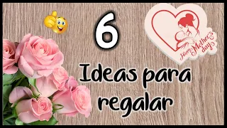 6 IDEAS PARA REGALAR EN EL DÍA DE LA MADRE -Manualidades con reciclaje -Handicrafts for mother's day