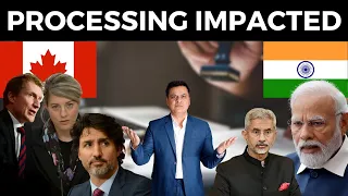 Immigration Processing Impacted | 41 diplomats have left India | India Canada News